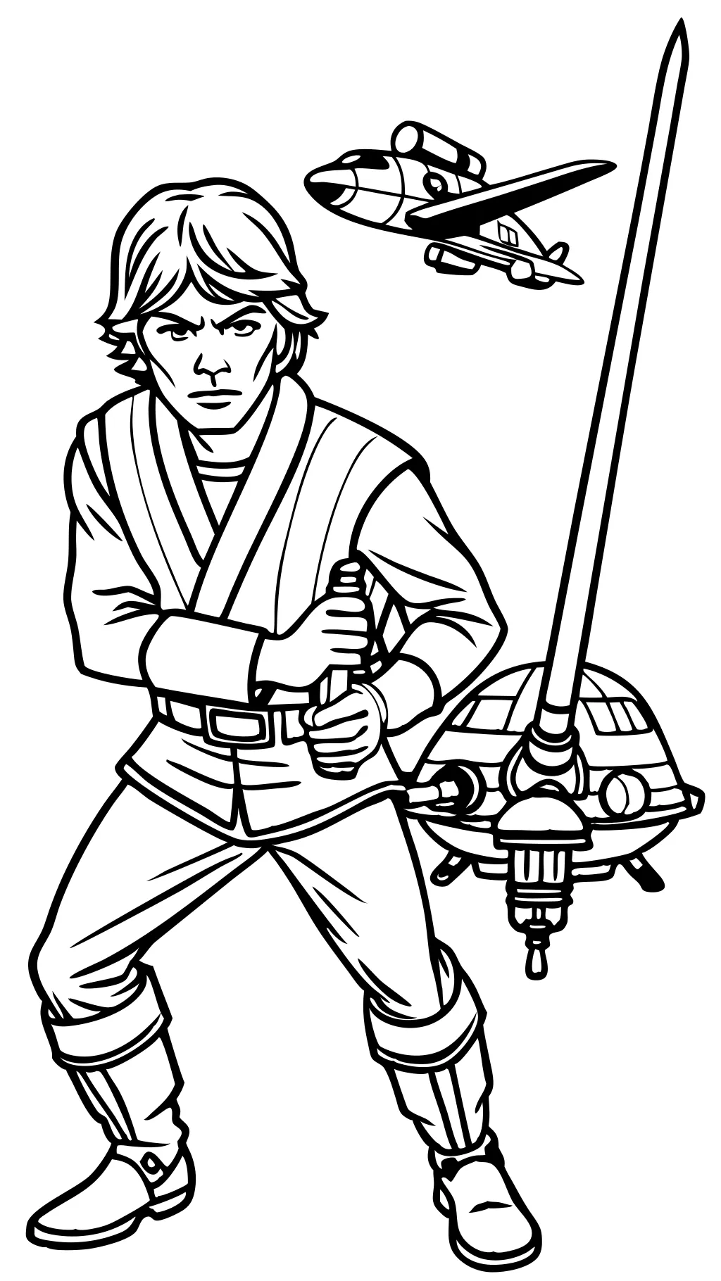 star wars coloring pages luke skywalker